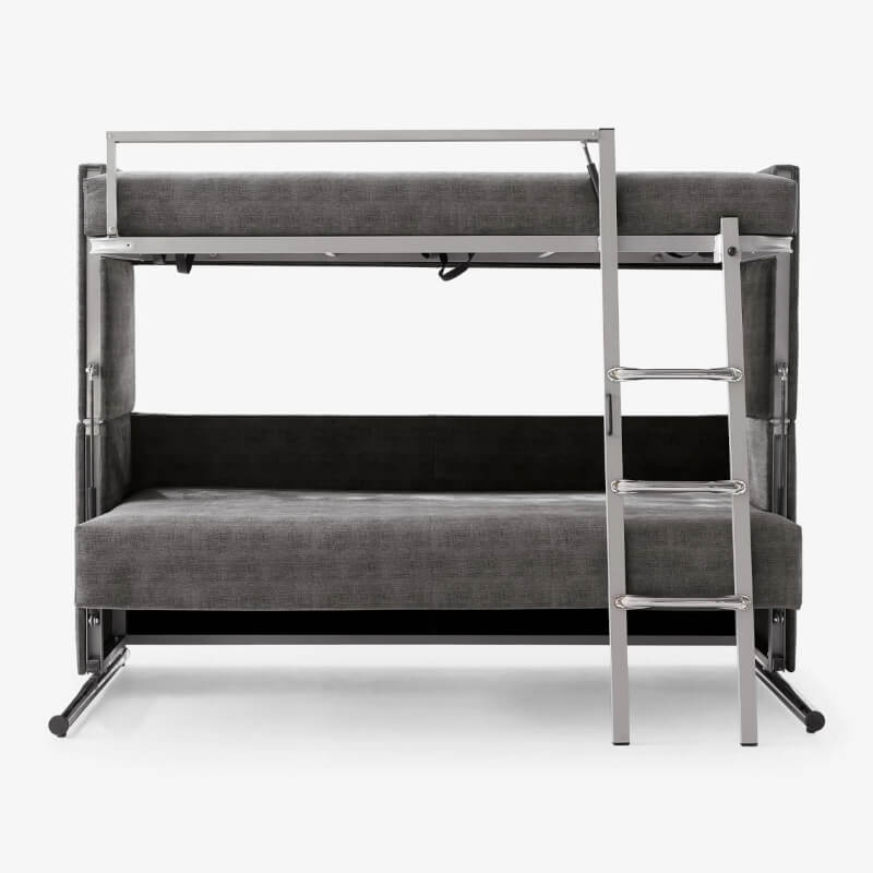 Canapé Convertible GRECO, vue des lits superposés installés